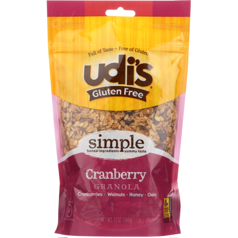 Gluten Free Granola Cranberry, 12 Oz