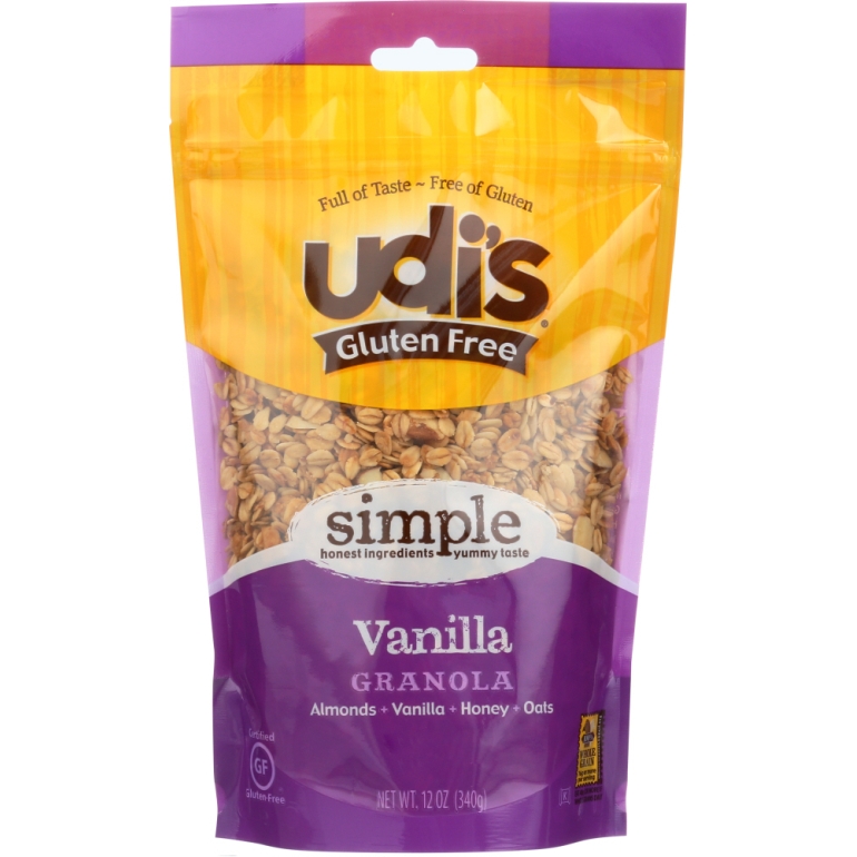 Udi's Gluten Free Granola Vanilla, 12 Oz