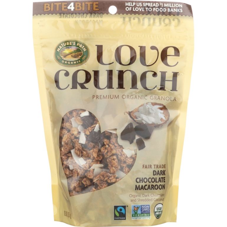 Love Crunch Premium Organic Granola Dark Chocolate Macaroon, 11.5 Oz
