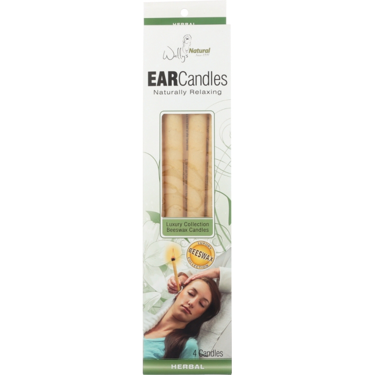 Herbal Beeswax Ear Candles, 4 Candles