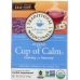 Organic Cup of Calm Caffeine Free Herbal Tea 16 Tea Bags, 0.85 oz