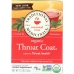 Organic Throat Coat 16 Tea Bags, 1.13 oz