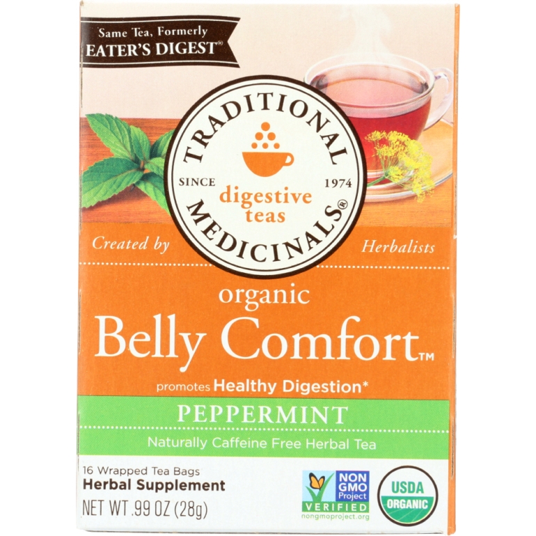 Organic Eater's Digest Peppermint Tea 16 Tea Bags, 0.99 oz