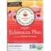Organic Echinacea Plus Herbal Tea 16 Tea Bags, 0.85 oz