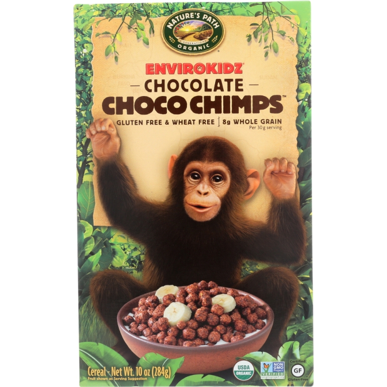 Organic Chocolate Choco Chimps Cereal, 10 oz