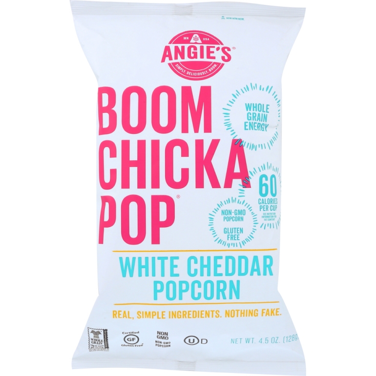 Popcorn Boomchickapop White Cheddar Popcorn, 4.5  oz