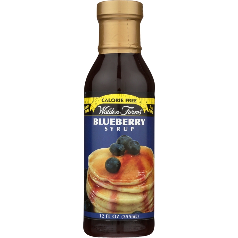 Calorie Free Blueberry Syrup, Sweetened With Splenda, 12 oz