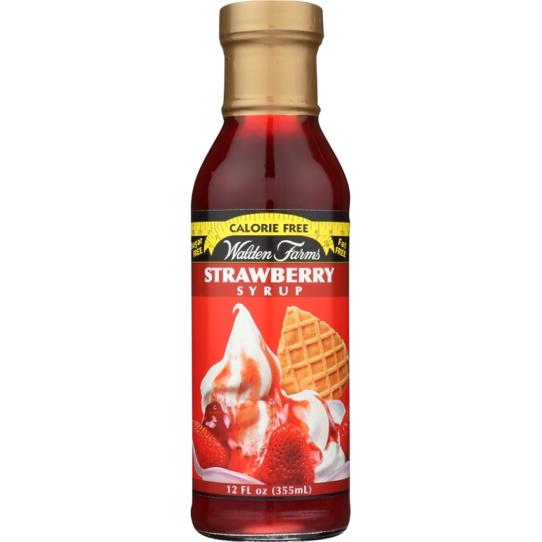 Calorie Free Strawberry Syrup, 12 oz