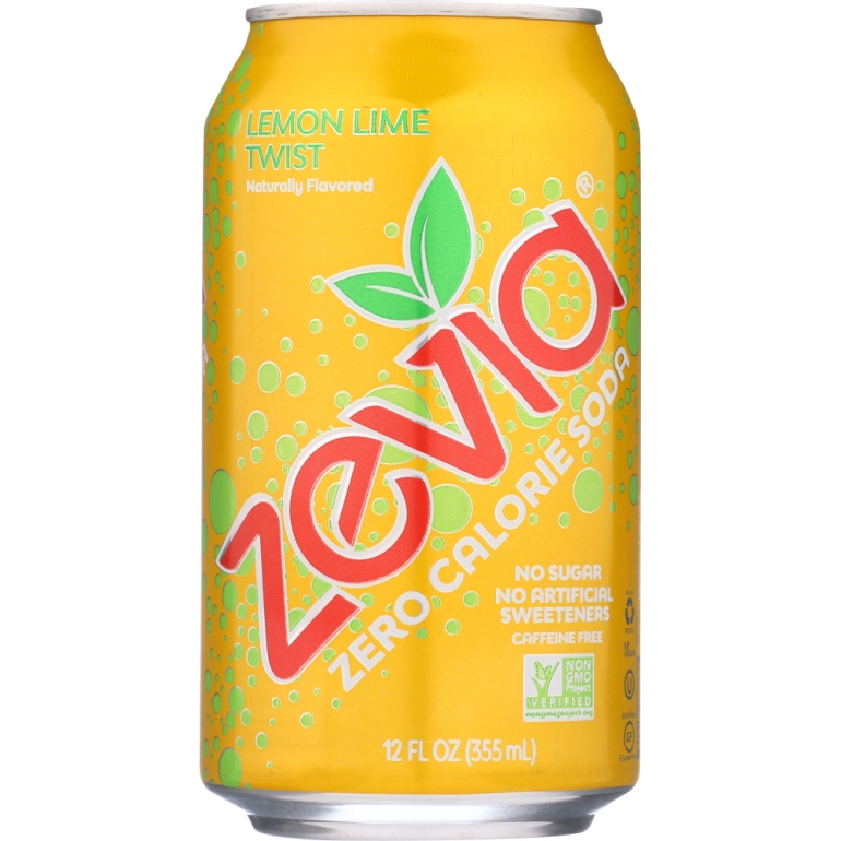 Zero Calorie Soda Lemon Lime Twist 6-12 fl oz, 72 fl oz