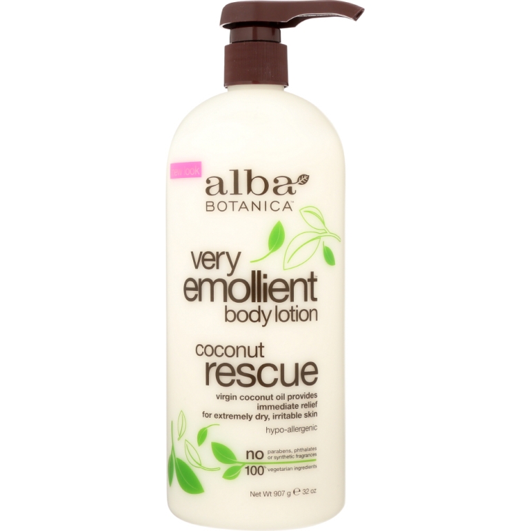 Very Emollient Body Lotion Coconut Rescue, 32 oz