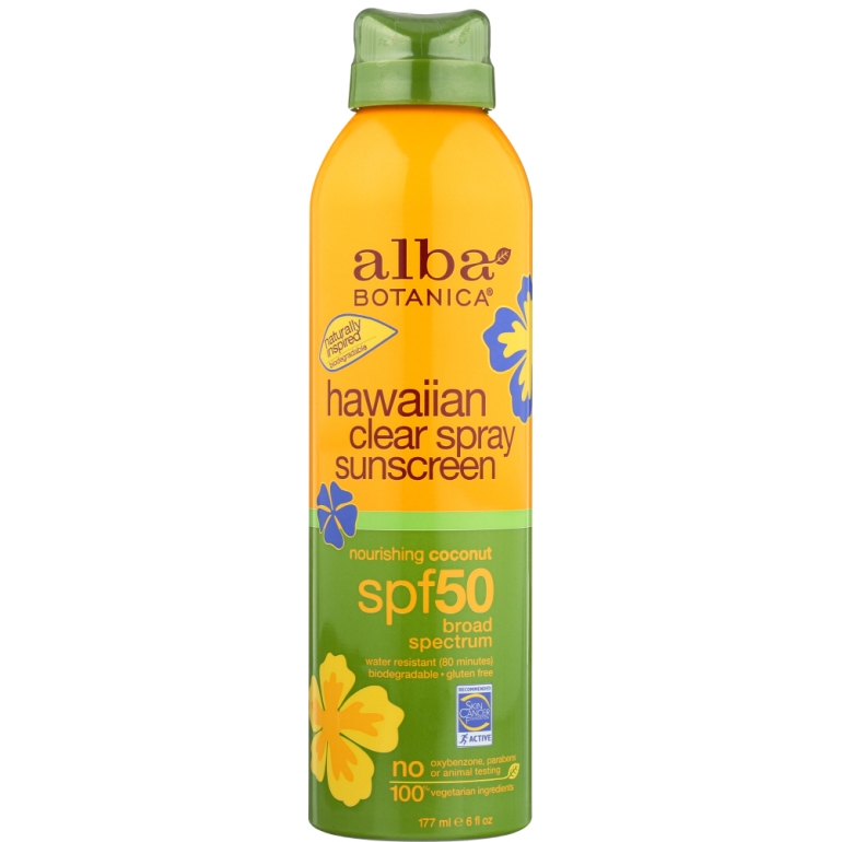 Hawaiian Coconut Spray Sunscreen Spf 50 6 oz