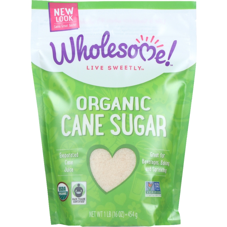 Organic Fair Trade Cane Sugar, 16 oz