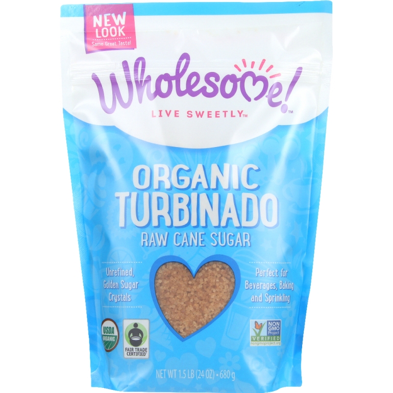 Organic Turbinado Raw Cane Sugar, 24 oz