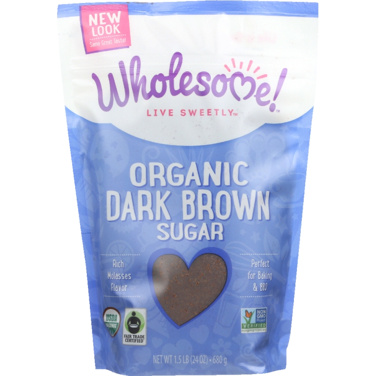 Organic Dark Brown Sugar, 24 oz