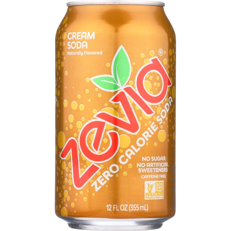 All Natural Zero Calorie Cream Soda 6-12 fl oz, 72 fl oz