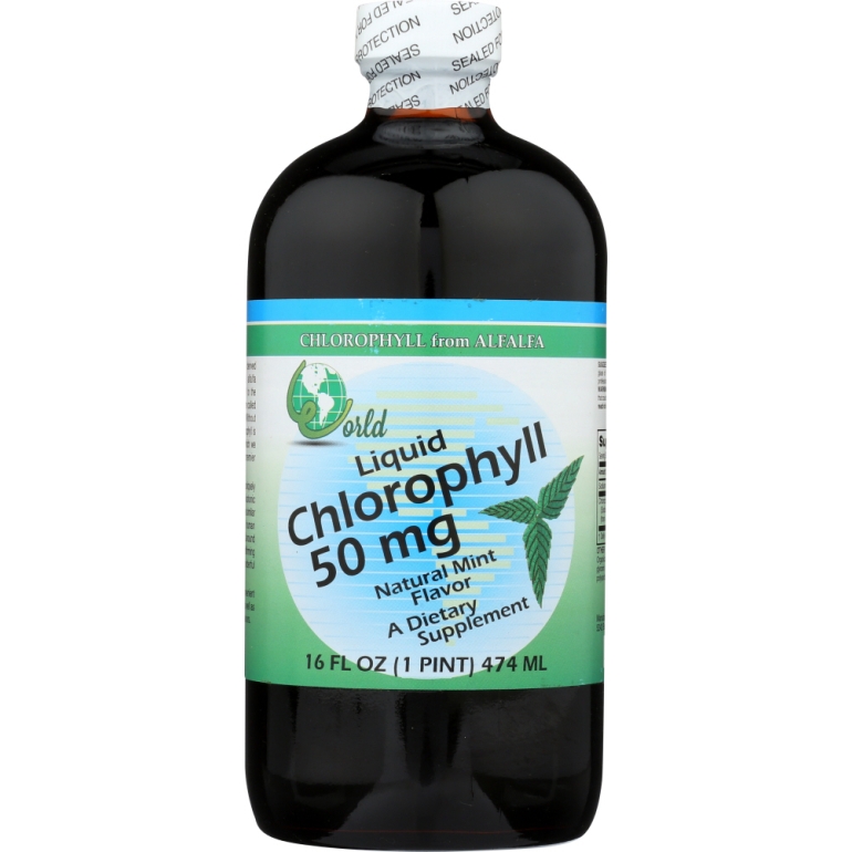 Liquid Chlorophyll Mint 50 mg, 16 oz