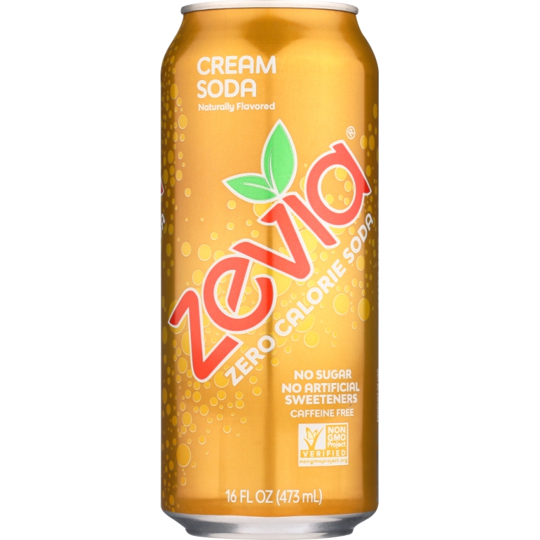 All Natural Zero Calorie Cream Soda, 16 oz