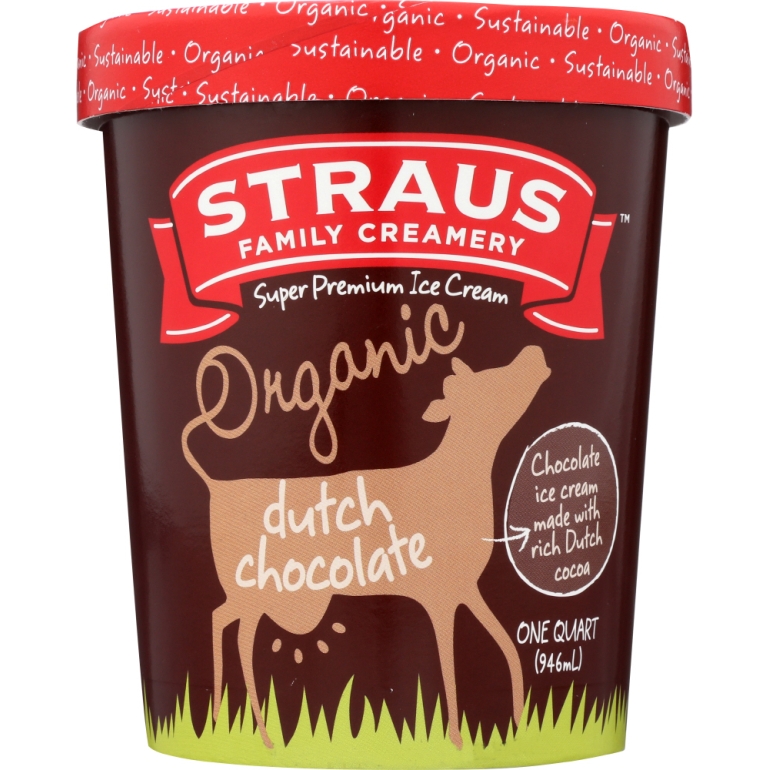 Ice Cream Dutch Chocolate Organic, 1 qt