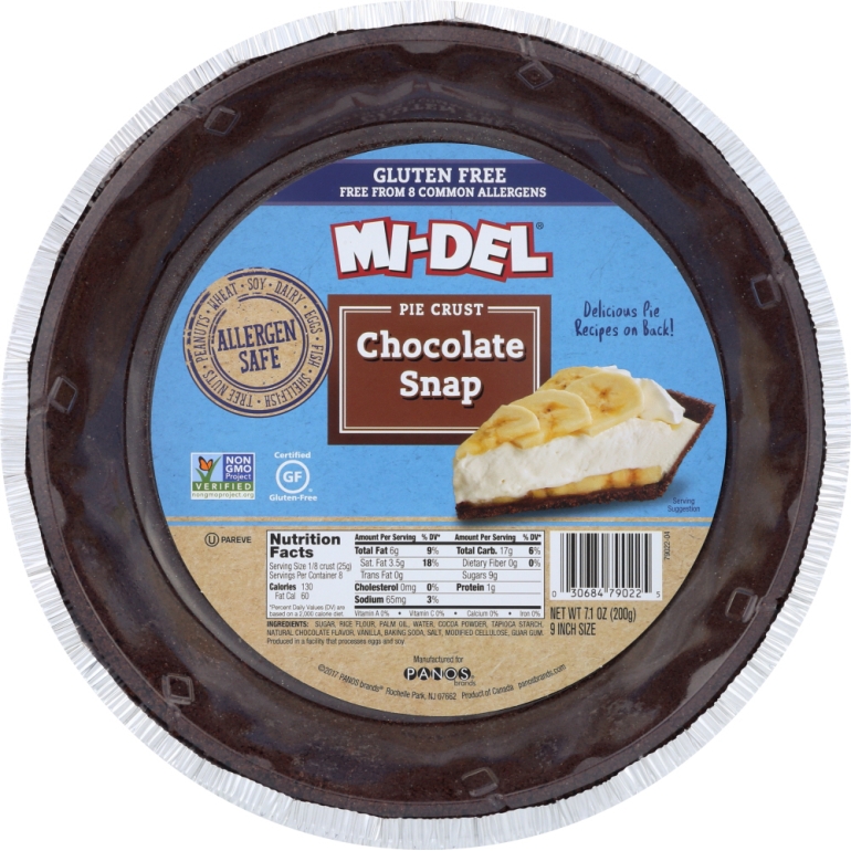 Chocolate Snap Pie Crust, 7.1 oz