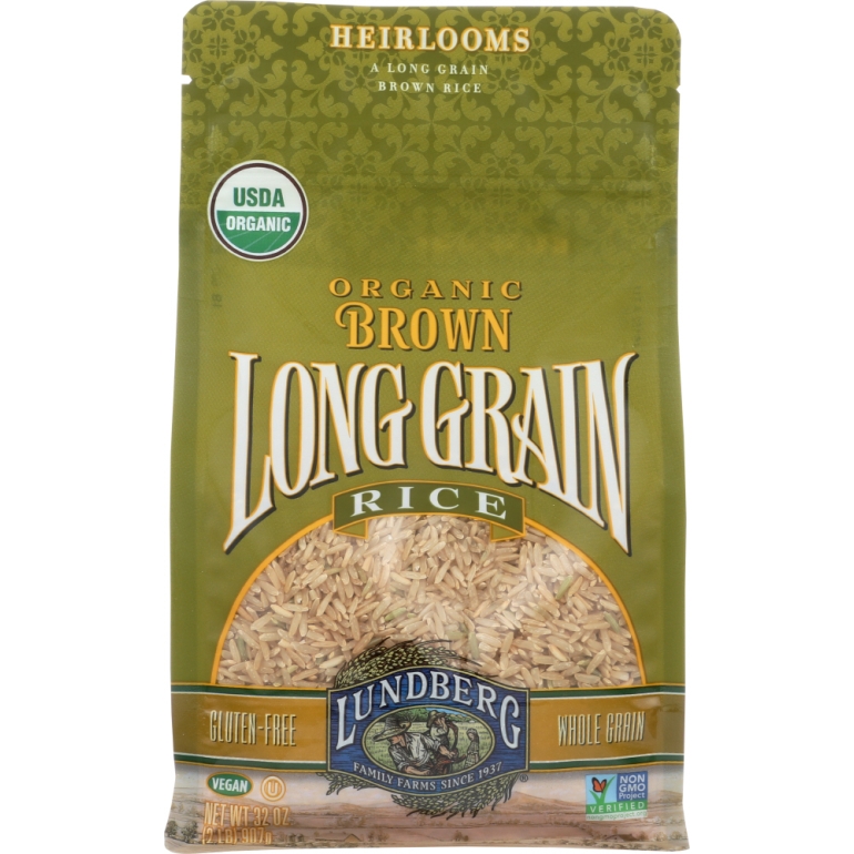 Organic Long Grain Brown Rice, 2 lb