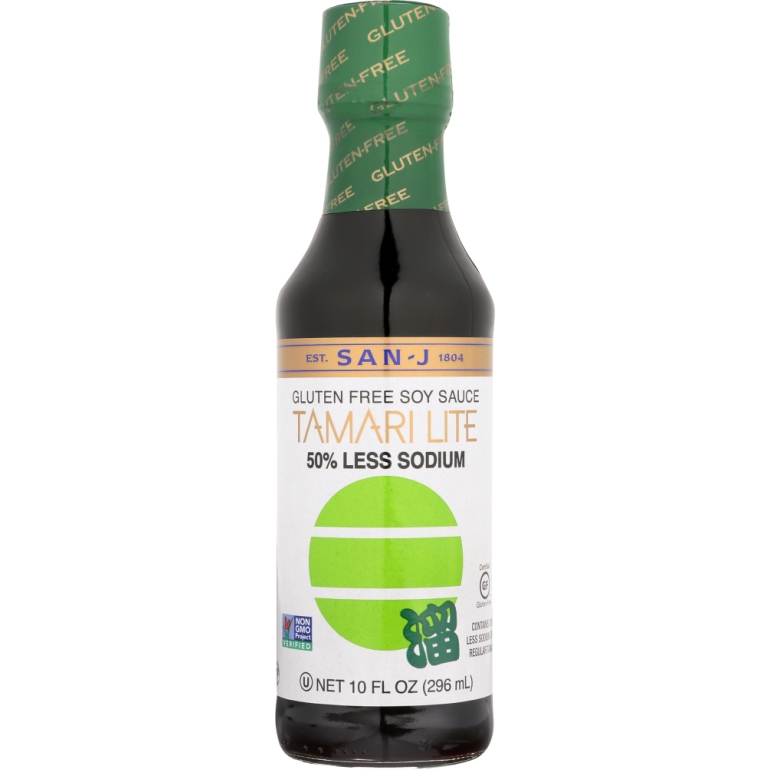 Gluten Free Lite Tamari Sauce 50% Less Sodium, 10 oz