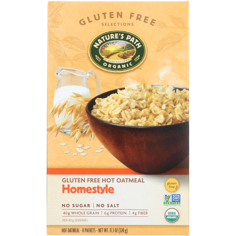 Organic Gluten Free Selections Homestyle Hot Oatmeal, 11.3 oz