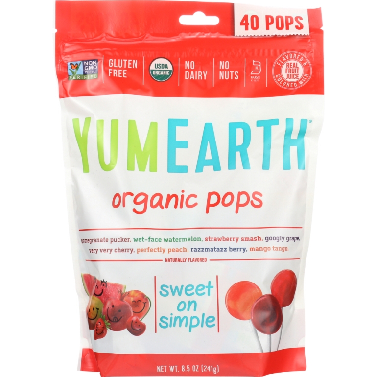 Assorted Organic Pops 40+ Pops, 8.5 oz