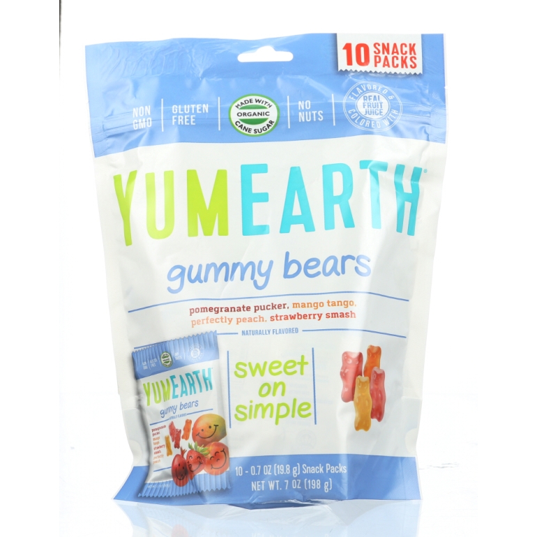 Gummy Bears 10 Snack Packs, 7 oz