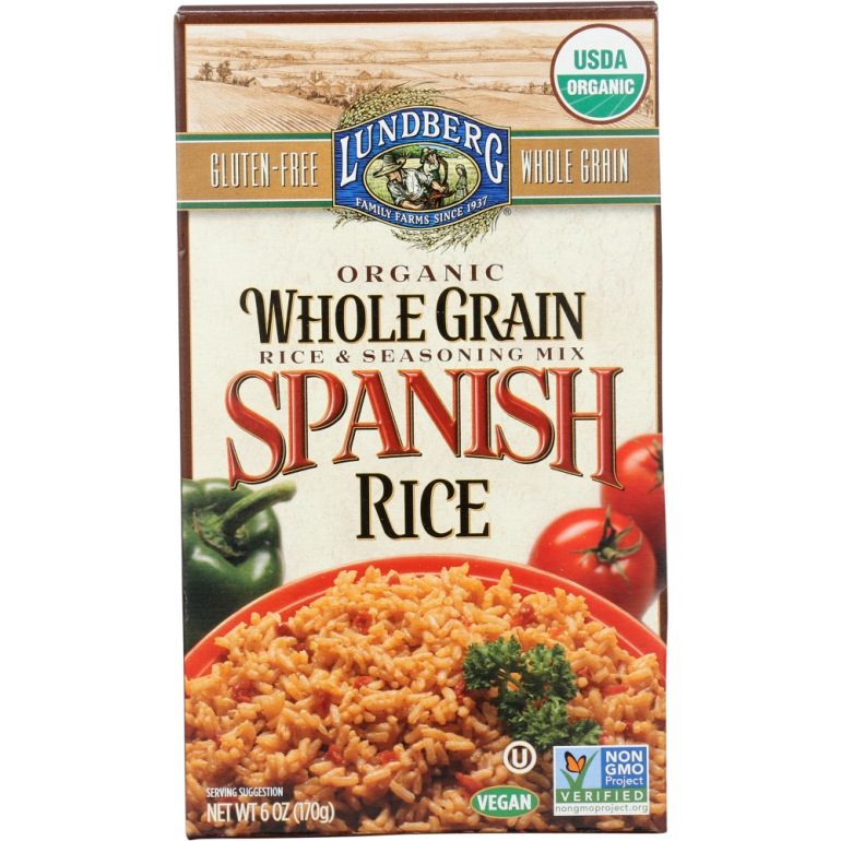 Organic Whole Grain Spanish Rice, 6 oz