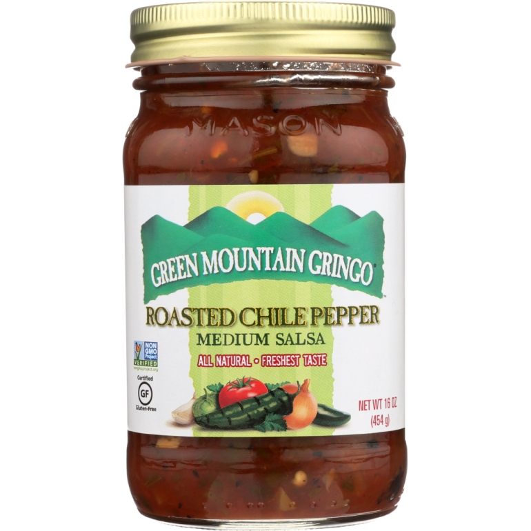 Roasted Chile Pepper Medium Salsa, 16 oz