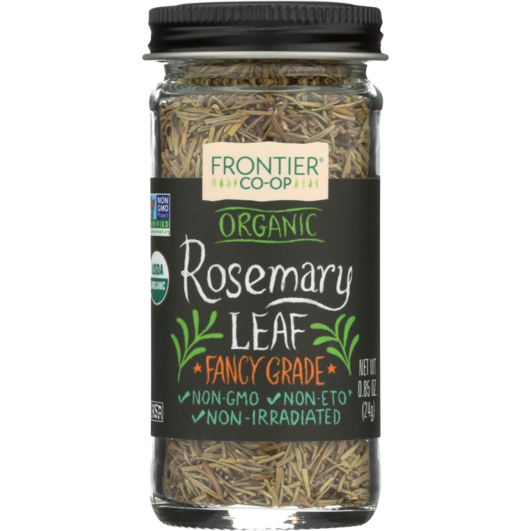Organic Rosemary Leaf Whole Bottle, 0.85 oz