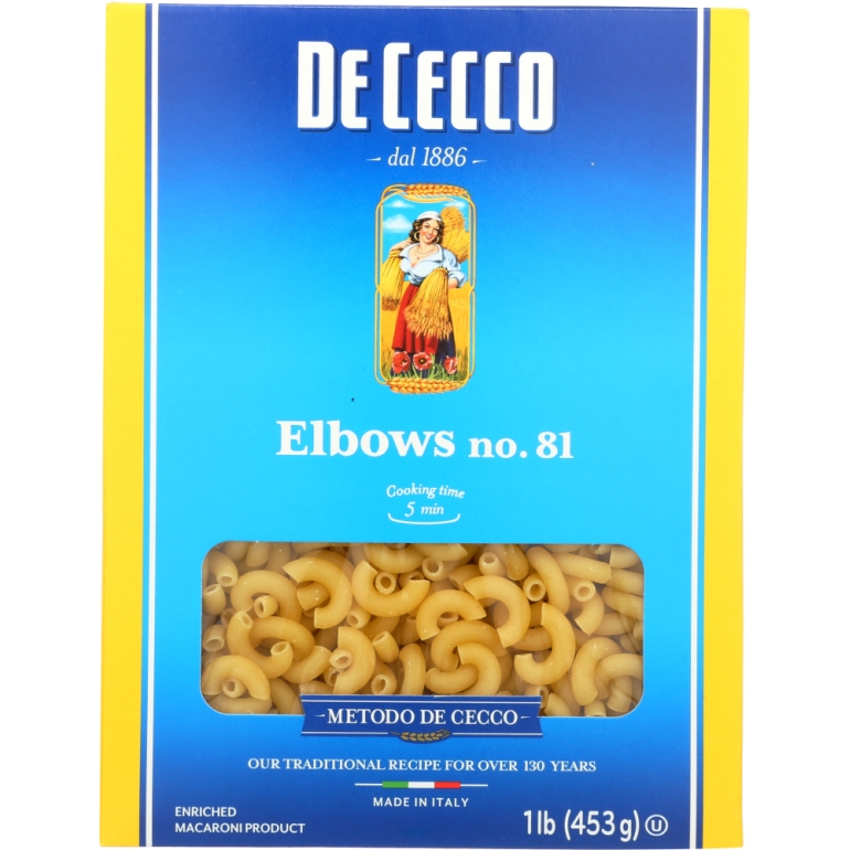 Pasta Elbows, 16 oz