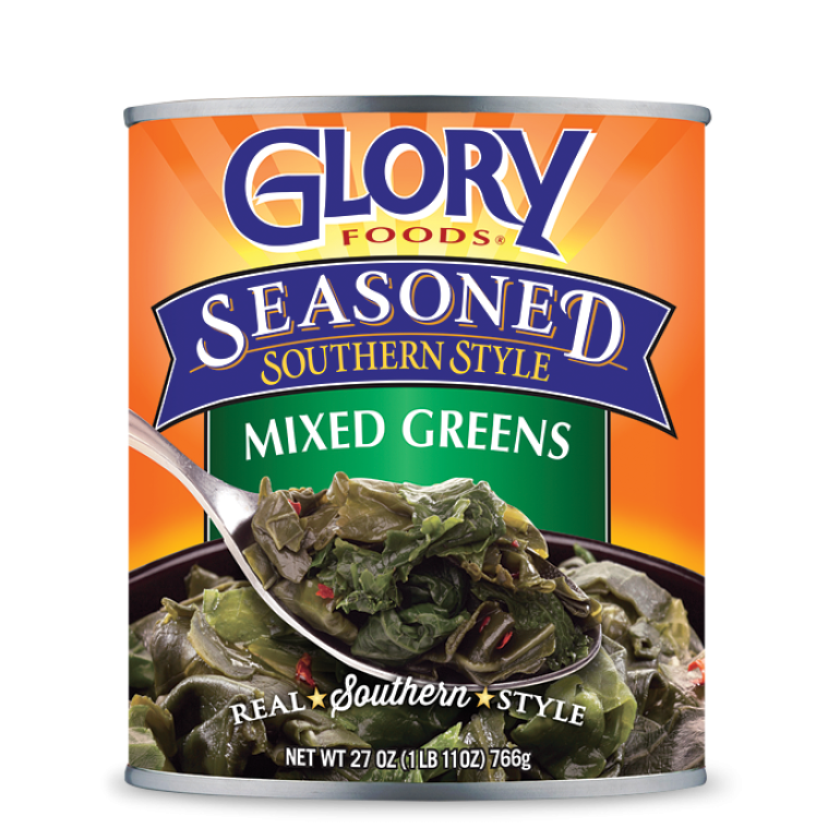 Seasoned Mixed Greens, 27 oz