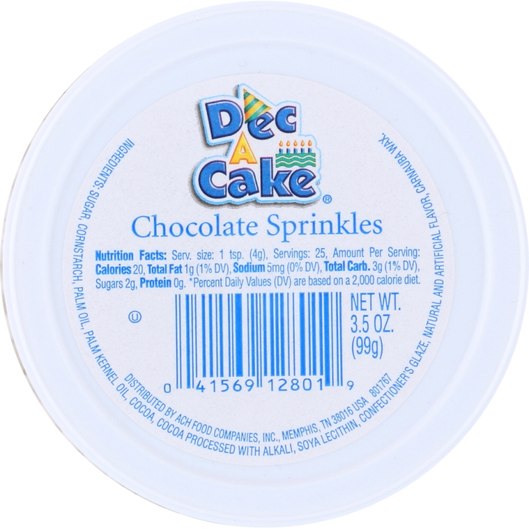 Sprinkles Chocolate Cup, 3.5 oz