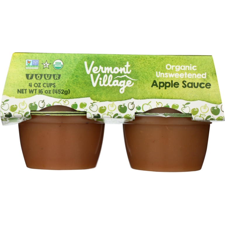 Organic Unsweetened Applesauce 4 Cups, 16 oz