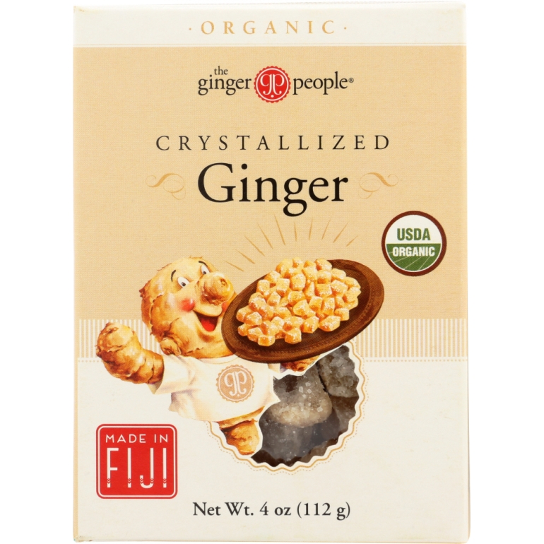 Organic Crystallized Ginger, 4 oz