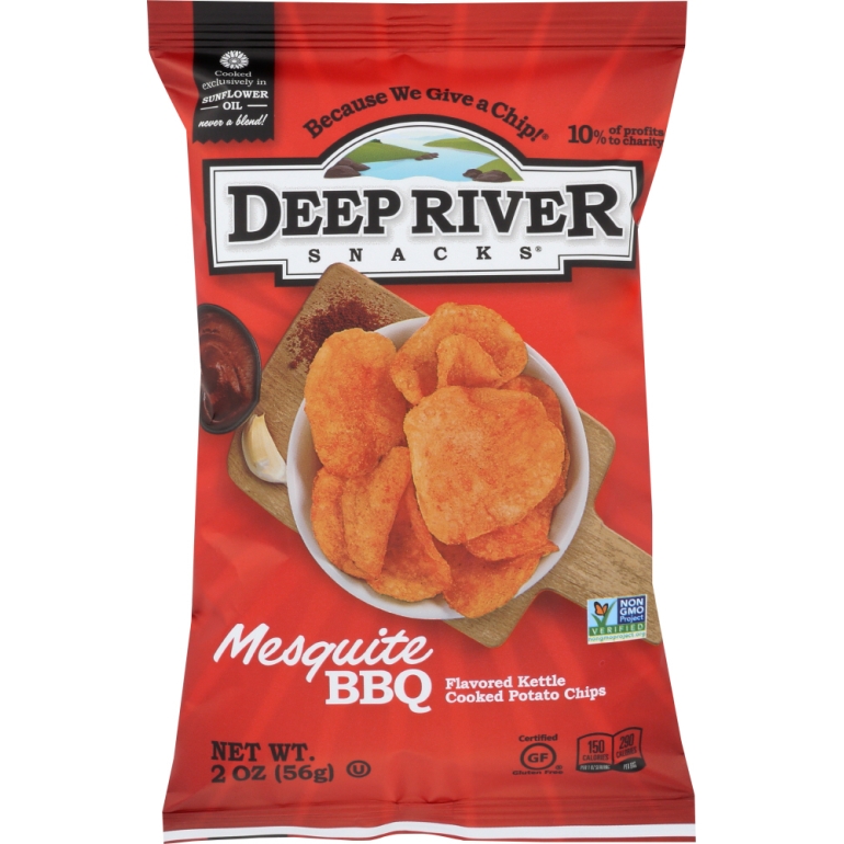 Kettle Cooked Potato Chips Mesquite BBQ, 2 oz