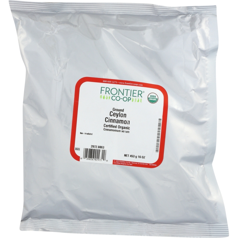 Organic Ceylon Cinnamon Powder, 16 oz