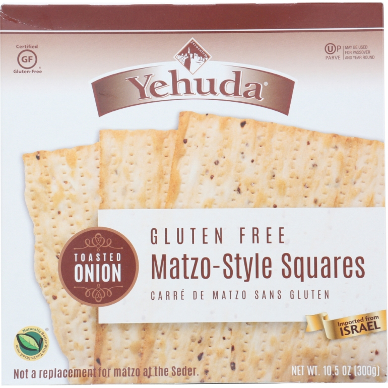 Gluten Free Matzo Style Crackers with Toasted Onion, 10.5 oz