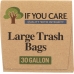 30 Gallon Recycled Large Trash Bags, 10 bg