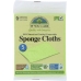 Natural Sponge Cloths, 5 pc
