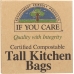 13 Gallon Compostable Tall Kitchen Bags, 12 bg