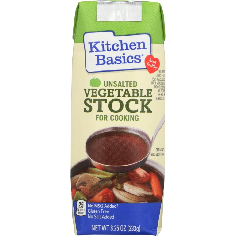 Stock Vegetable Unsalted Gluten Free, 8.25 oz