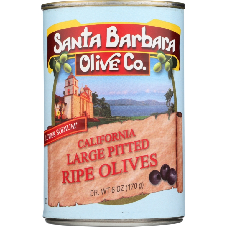 California Large Pitted Ripe Olives, 6 oz