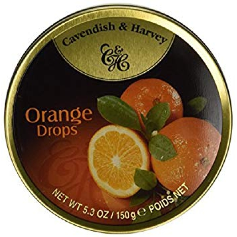 Candy Tin Orange, 5.3 oz