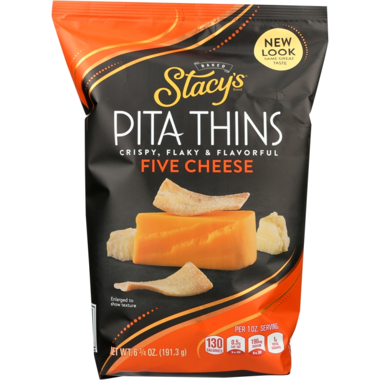 5 Cheese Pita Thins, 6.75 oz