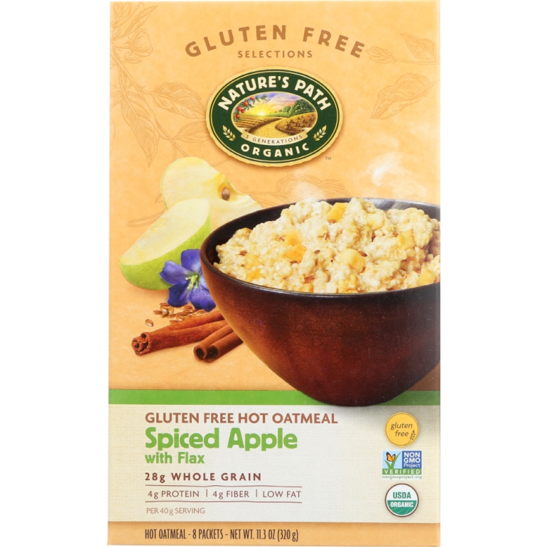 Gluten Free Spiced Apple with Flax Oatmeal, 11.3 oz