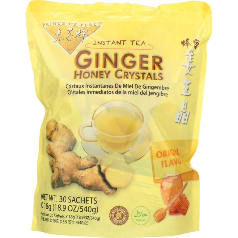Instant Tea Original Ginger Honey Crystals, 30 bg