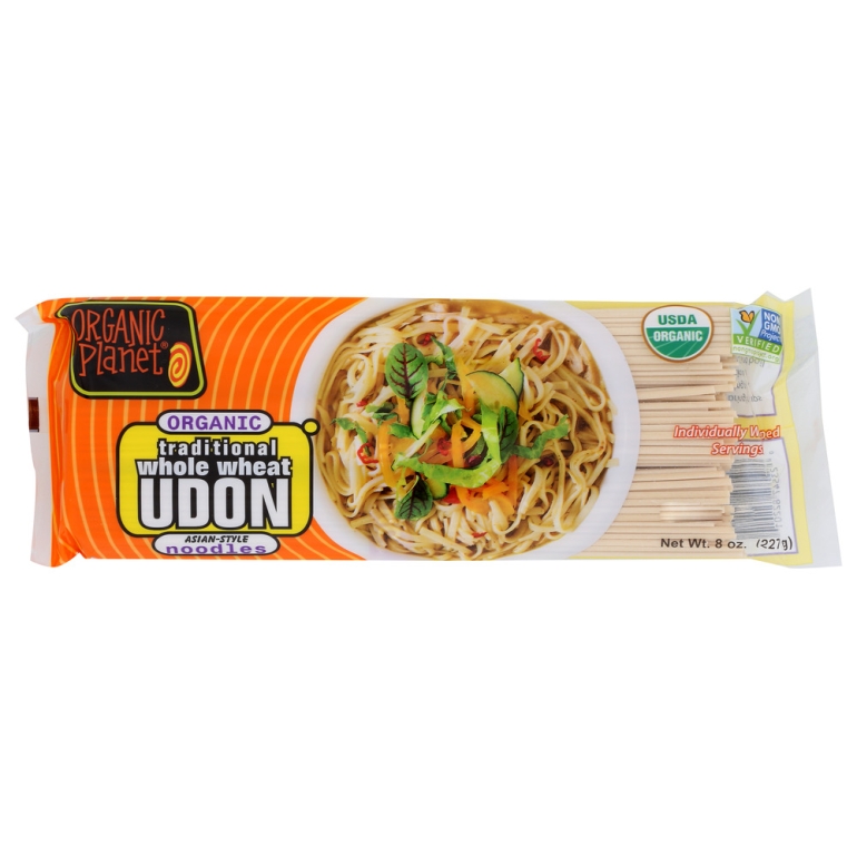 NOODLE WHOLE WHEAT UDON TRADITIONAL, 8 OZ