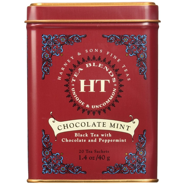 Chocolate Mint Hot Tea Tin, 20 bg